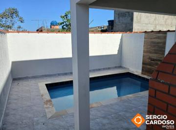 Casa · 66m² · 2 Quartos · 2 Vagas · CASA NOVA COM PISCINA E ÁREA GOURMET – DE R$ 370 MIL POR R$ 350 MIL!