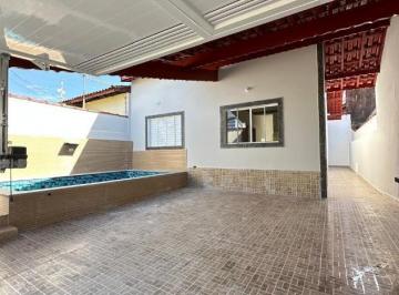 Casa · 78m² · 2 Quartos · 2 Vagas · CASA COM 2 DORMITÓRIOS - PISCINA - VERA CRUZ-MONGAGUÁ/SP