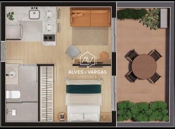 Apartamento de 1 quarto, Curitiba · Apartamento Garden Elevado a venda no Juvevê