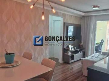 Apartamento · 60m² · 2 Quartos · 1 Vaga · Apartamento mobiliado à venda na Vila Alzira, Santo André