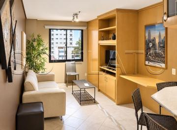Apartamento · 37m² · 1 Quarto · 1 Vaga · Flat à venda em Moema próximo ao Ibirapuera com 1 dormitório e vaga
