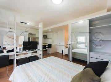 Apartamento · 40m² · 1 Quarto · 1 Vaga · Apartamento Mobiliado 40m² Vila Olímpia 1 Dorm Varanda 1 Vaga perto Faria Lima JK