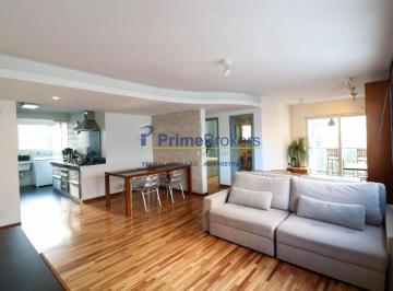 Apartamento · 98m² · 2 Quartos · 1 Vaga · Campo Belo: 2 Dorm. - 98m², Suíte c/ Closet, Cozinha Aberta e Vista Livre - 19º Andar