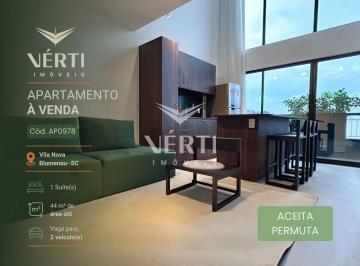 eca799672fb208f0b12161b0761f9be0b82ed1d3 · LOFT DUPLEX - suíte e lavabo à venda, 44 m² - Vila Nova - Blumenau/SC