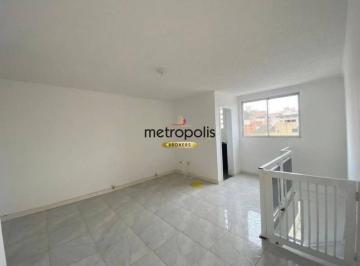 Sala de Estar · Cobertura com 2 dormitórios à venda, 119 m² por R$ 415.000,00 - Parque São Vicente - Mauá/SP