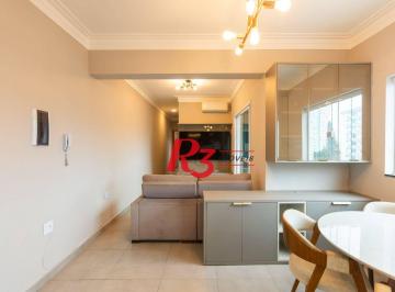 ac5a737ba894494602f5ba153708dae74a4b4a84 · Apartamento com 2 dormitórios à venda, 70 m² por R$ 710.000,00 - Campo Grande - Santos/SP