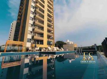 Apartamento · 43m² · 1 Quarto · 1 Vaga · Unique Residence - Studio Mobiliado à Venda no Residencial Unique – 43 m², Sacada com Churrasqueira