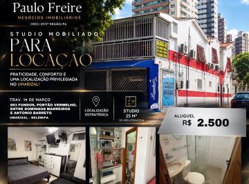 Casa de 1 quarto, Belém · Stúdio Mobiliado no Umarizal