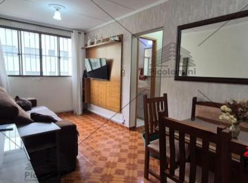 Foto 01 · Apartamento à venda no Jd Santa Bárbara, 54m² ,2 dormitórios com planejados, sala 2 ambientes, cozin