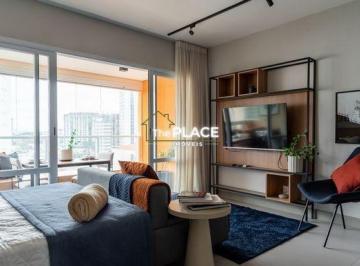 quarto · CHARMOSO STUDIO PARA LOCAÇÃO TOTALMENTE MOBILIADO 42M² COM 1 VAGA DE GARAGEM