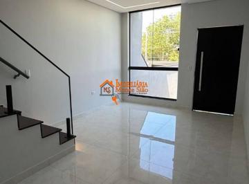 Casa · 75m² · 2 Quartos · 2 Vagas · Sobrado com 2 dormitórios à venda, 75 m² por R$ 490.000,00 - Jardim Zélia - Itaq