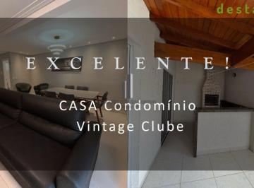 Casa · 90m² · 3 Quartos · 2 Vagas · CASA PARA VENDA NO CONDOMÍNIO VINTAGE CLUBE JUNDIAI