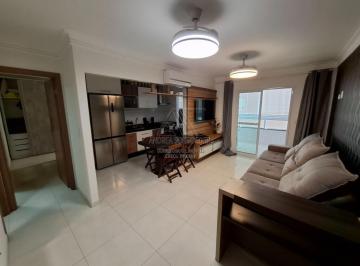Apartamento · 55m² · 1 Quarto · 1 Vaga · Apartamento 1 quarto suíte - Vista mar - 150 metros Mar - Vila Caiçara - AS 153