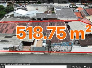 Terreno · 519m² · Terreno 518 m²  na Rua Santos Saraiva em Capoeiras - Florianópolis. AMC 8.5