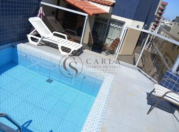 Apartamento · 182m² · 3 Quartos · 2 Vagas · Cobertura Duplex na Enseada A VENDA  – totalmente mobiliada