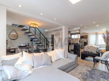 Apartamento · 140m² · 3 Quartos · 1 Vaga · Cobertura duplex à venda em Moema – 140m² | 3 dormitórios | 2 suítes | 1 vaga