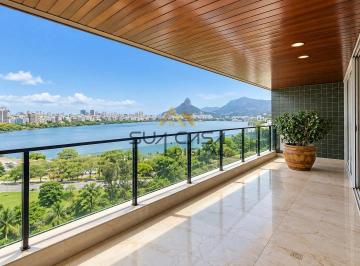 Apartamento · 210m² · 4 Quartos · 2 Vagas · Apartamento com 3 suítes e 210m² na Lagoa, Rio de Janeiro