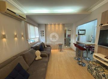 Apartamento · 38m² · 1 Quarto · 1 Vaga · Apartamento de Frente, Vista Livre, Garagem e na Quadra da Praia da Aparecida – Santos/SP
