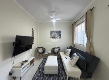 Apartamento · 40m² · 1 Quarto · 1 Vaga · Apartamento 1 Dormitório a 50 Metros da Praia do Embaré – Santos/SP