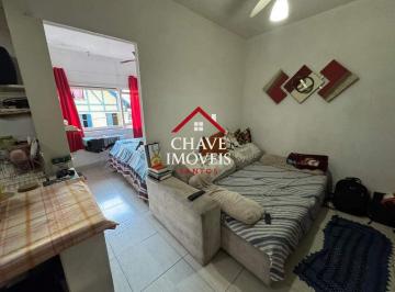 Apartamento · 32m² · 1 Quarto · 1 Vaga · Studio mobiliado à venda no Gonzaga, em Santos, com vaga e já alugado