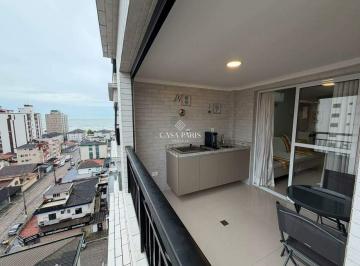 Apartamento · 68m² · 2 Quartos · 1 Vaga · Apartamento mobiliado com varanda gourmet à venda na Guilhermina, Praia Grande