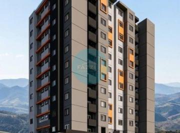 Perspectiva da Fachada · Apartamento com 2 dormitórios à venda, 42 m² por R$ 235.000,00 - Jardins de Florença - Poços de Cald