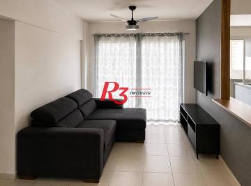 9e3c2ca875c211e554286bc97039e78a0b8aa0e5 · Apartamento com 2 dormitórios à venda, 72 m² por R$ 730.000,00 - Macuco - Santos/SP