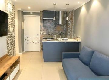 Apartamento · 33m² · 1 Quarto · 1 Vaga · Flat para alugar em Morumbi de 33.00m² com 1 Quarto, 1 Suite e 1 Garagem