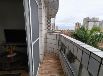 Apartamento · 79m² · 2 Quartos · 1 Vaga · Apartamento 2 dorm, 79m², 6º andar, Vista mar - Vila Caiçara