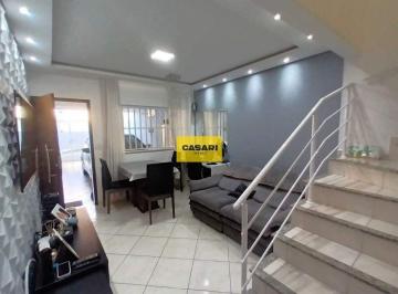 Casa · 100m² · 3 Quartos · 2 Vagas · Sobrado 3 Dormitórios com Suíte à Venda no Campestre – Santo André | 100 m²