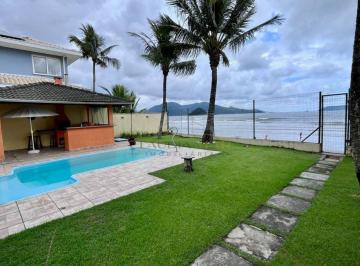 Casa · 540m² · 6 Quartos · 3 Vagas · Casa Frente Mar com 6 Quartos, Praia do Sapê, Ubatuba