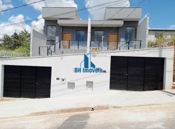 Casa · 77m² · 3 Quartos · 2 Vagas · Casa Geminada 3 quartos com suíte no bairro Novo Centro - Santa Luzia/MG