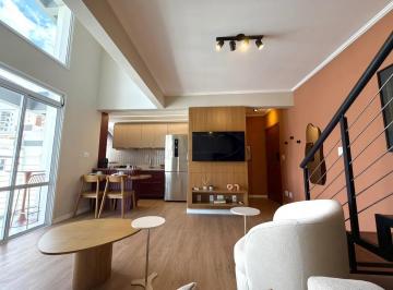 Apartamento · 62m² · 1 Quarto · 1 Vaga · Loft Duplex 62m² Mobiliado e Decorado no Campolim | Highlanders