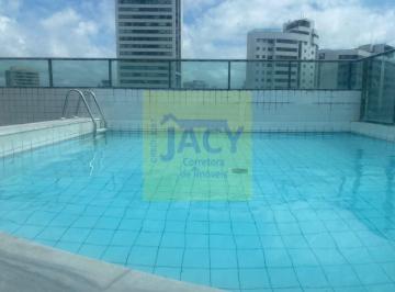 Apartamento · 30m² · 1 Quarto · 1 Vaga · Apartamento mobiliado em Boa viagem para locação 1qto 1 vg, piscina ,salão quadra do mar