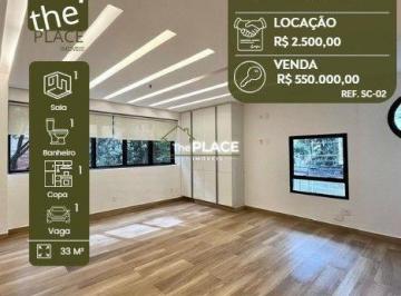 Comercial · 33m² · 1 Quarto · 1 Vaga · SALA COMERCIAL NO JARDIM PAULISTA REFORMADA, VENDA OU LOCAÇÃO