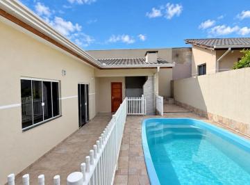 Casa · 99m² · 3 Quartos · 2 Vagas · Casa com Piscina e 3 Dormitórios no Balneário Cambiju em Itapoá SC