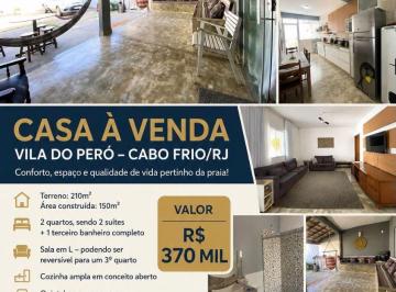 Casa de 2 quartos, Cabo Frio · CASA À VENDA | VILA DO PERÓ – CABO FRIO/RJ