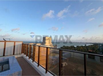 Apartamento · 180m² · 2 Quartos · 1 Vaga · "Viva o Luxo: Cobertura Pé na Areia em PB" 704B
