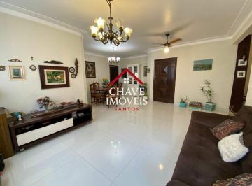 Apartamento · 150m² · 3 Quartos · 2 Vagas · Apartamento com 3 dormitórios para alugar, 150 m² - Aparecida - Santos/SP