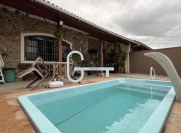 9a1afd7a288e5098cf6637076fd4d34a0e9d3653 · Casa com 3 dormitórios à venda, 143 m² por R$ 550.000,00 - Estância São José - Peruíbe/SP