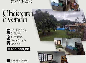 Rural de 3 quartos, Atibaia · Chácara de 1000 m² com 3 quartos à venda em Vale dos Pinheiros