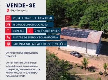 Comercial · 246400m² · 2 Quartos · 10 Vagas · 🌿 GRANJA DE AVICULTURA DE POSTURA | 26,64 HECTARES | PECÉM