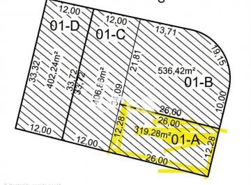 Terreno · 319m² · Terreno a venda no Conjunto Vera Cruz - 319,28 metros - frente a Rodovia dos Romeiros