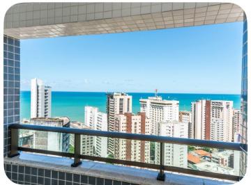 Apartamento de 2 quartos, Recife · APARTAMENTO 2 QUARTOS MOBILIADO VISTA MAR EM BOA VIAGEM BECAH CLASS CONSELHEIRO Av. Conselheiro 4010