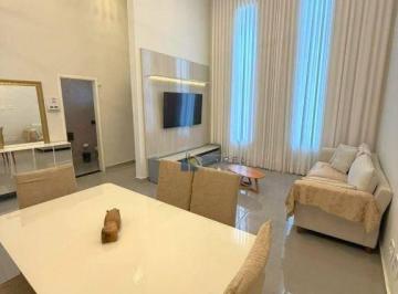 Sala para 2 Bons Ambientes · CASA TÉRREA MOBILIADA para LOCAÇÃO com 3 SUÍTES e PISCINA em BRAGANÇA PAULISTA no CONDOMÍNIO FECHADO