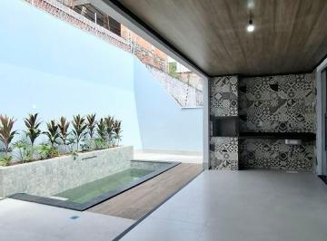 Casa · 190m² · 3 Quartos · 2 Vagas · 🏡 CASA RESIDENCIAL FECHADO CALHAU 190 M² AO LADO DO RANGEDOR COM PISCINA