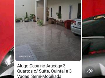 Casa · 130m² · 3 Quartos · 3 Vagas · Casa no Araçagy com 3 Quartos c/ Seme suíte, Semi-Mobilia Quintal e 3 Vagas