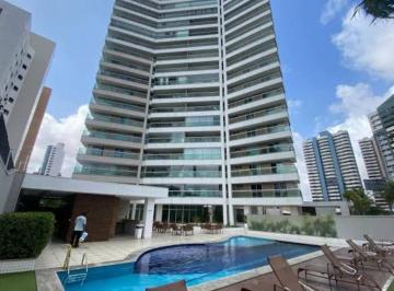 Apartamento · 208m² · 3 Quartos · 3 Vagas · Apto andar alto, 3 suítes + gabinete, todo avarandado, 3 vagas e lazer completo.