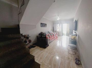 Casa · 96m² · 3 Quartos · 2 Vagas · Sobrado à venda. 3 Dormitórios (1 suíte e sacada), 2 vagas, Quintal c/ Churrasqu