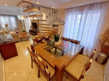 Casa · 136m² · 3 Quartos · 2 Vagas · Sobrado com 3 dormitórios à venda, 136 m² por R$ 695.000,00 - Vila Primavera - S